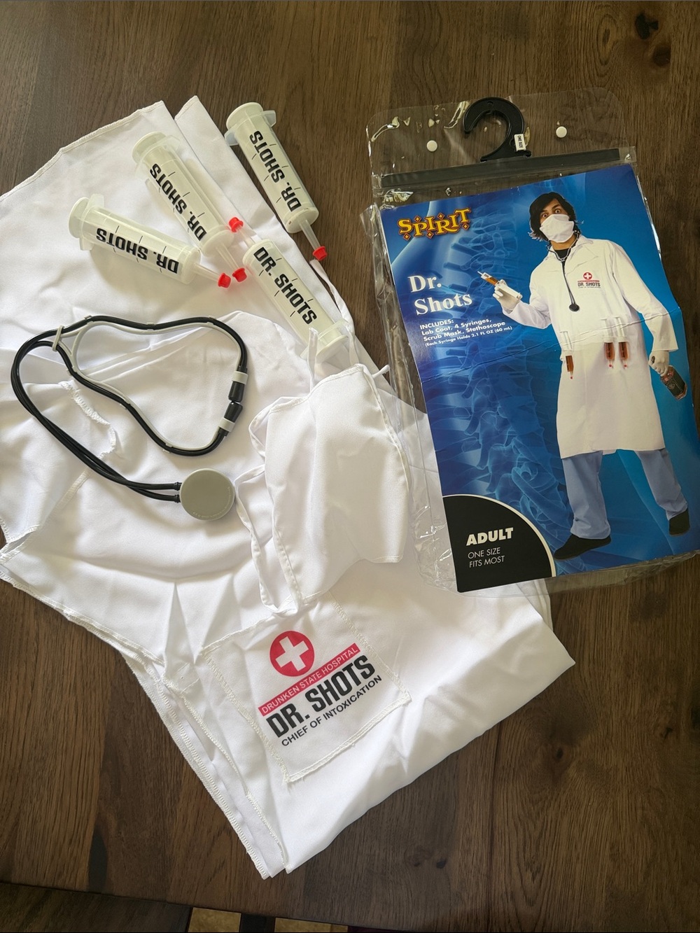 Spirit Adult OS "Dr. Shots" Halloween Costume